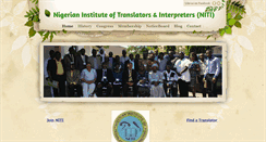 Desktop Screenshot of nitinigeria.net